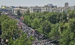 راهپیمایی همدلی و ایستادگی در تهران