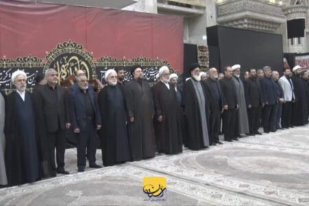 تجدید میثاق رئیس و مسئولان عالی قضایی با آرمانهای بنیانگذار جمهوری اسلامی ایران با حضور یادگار امام