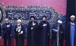 برگزاری مراسم عزاداری سالار شهیدان در حرم مطهر امام خمینی(س) با حضور یادگار امام